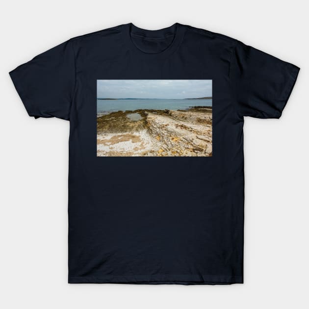 Limestone Coast in Kamenjak Park, Croatia T-Shirt by jojobob